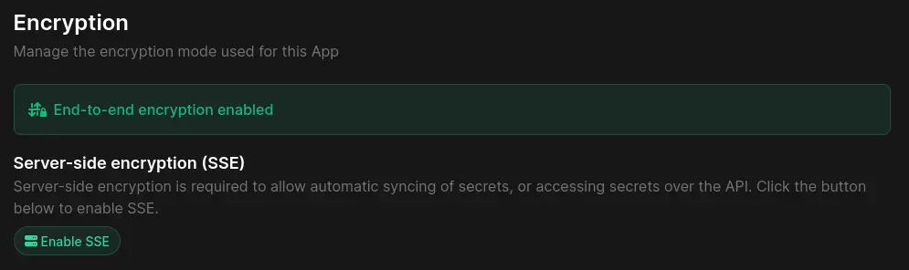 app settings