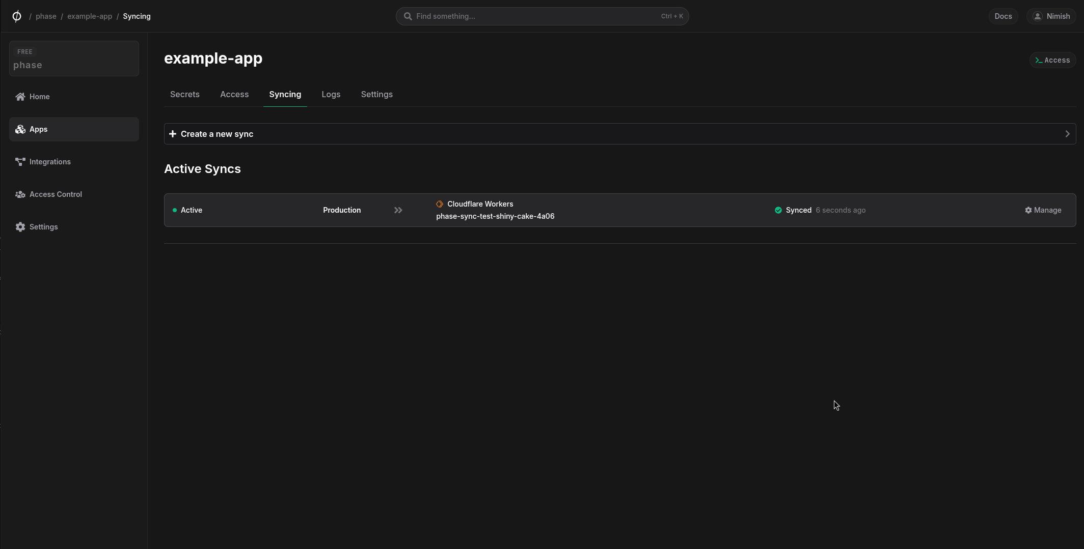 cloudflare workers config sync